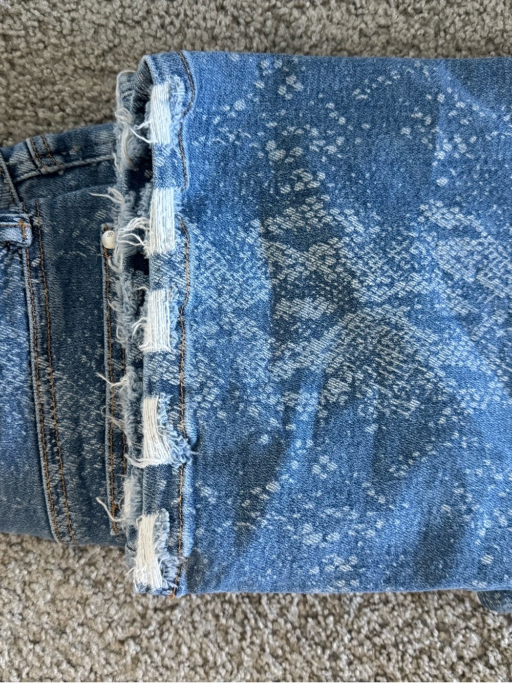 Judy Blue Blue Snake-Effect Wide Leg Jeans - Picture 5 of 8